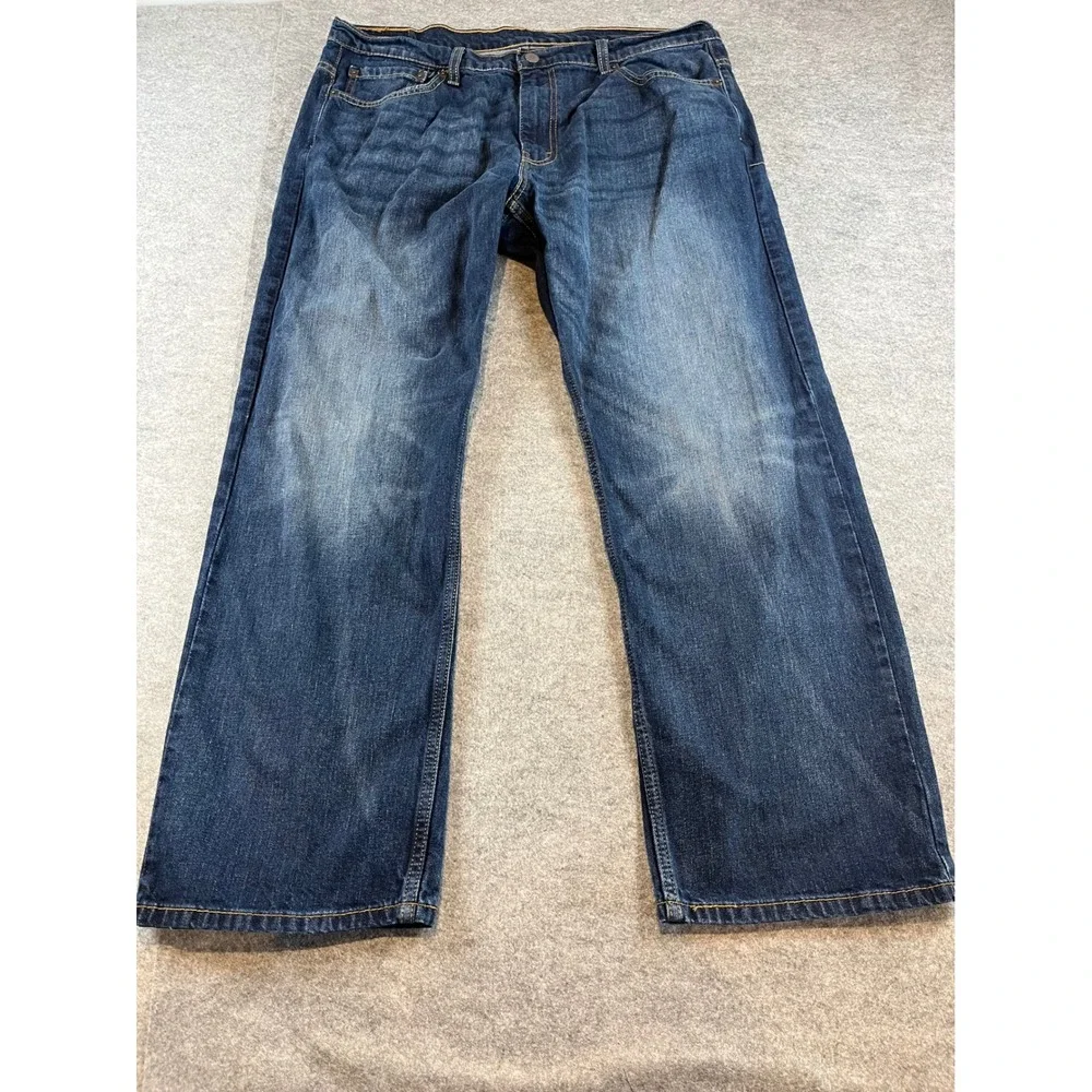 Levi's Men 569 Loose Straight Dark Wash Denim Jeans 36x30 Relaxed Streetwear